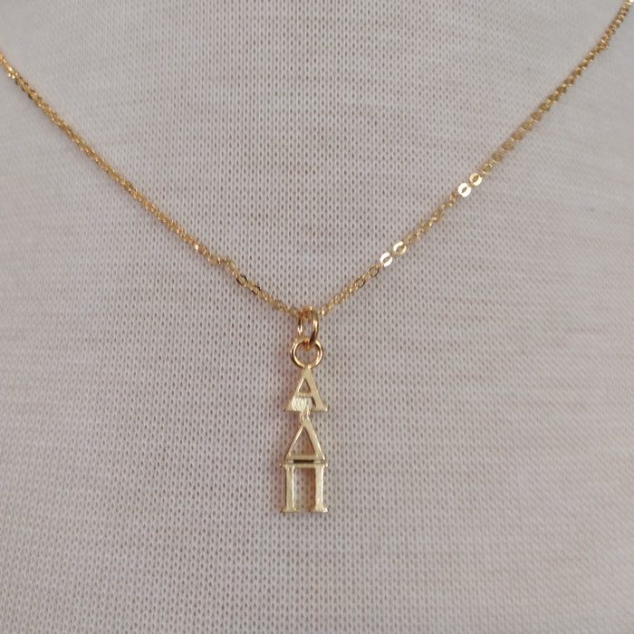 18K Gold Dipped Drop - Alpha Delta Pi