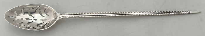 18th Century Silver, Feather Edge Pattern, Mote Spoon.