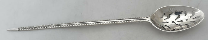 18th Century Silver, Feather Edge Pattern, Mote Spoon.