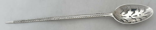 18th Century Silver, Feather Edge Pattern, Mote Spoon.