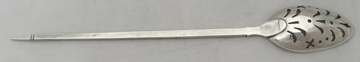 18th Century Silver, Feather Edge Pattern, Mote Spoon.