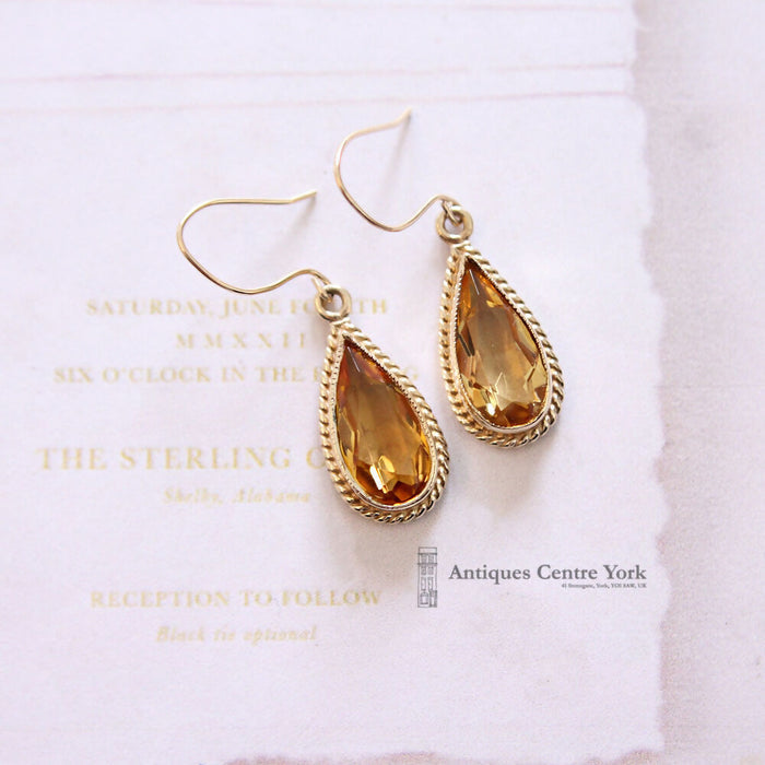 9ct Citrine Earrings