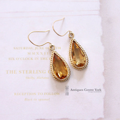 9ct Citrine Earrings