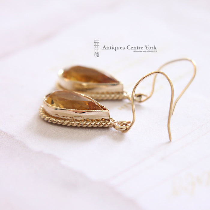 9ct Citrine Earrings