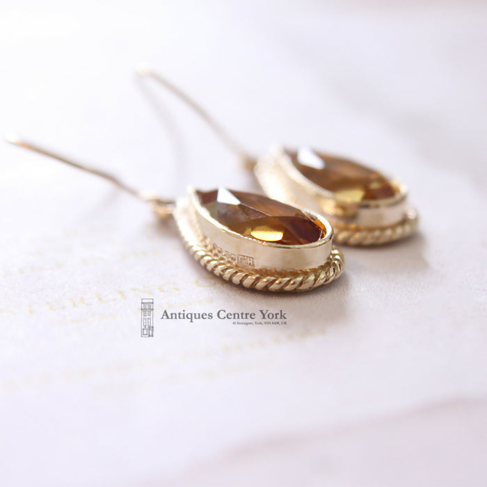 9ct Citrine Earrings