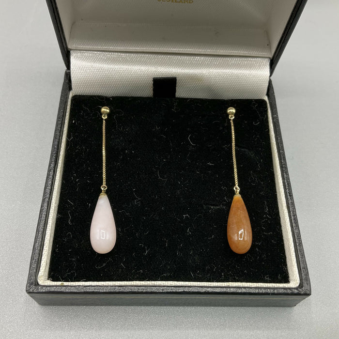 9ct Gold and Quartz Earrings