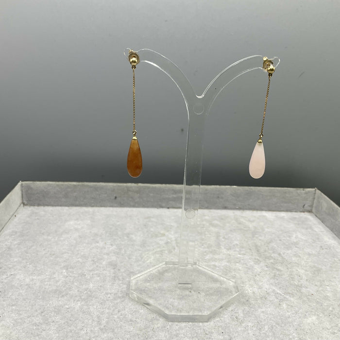 9ct Gold and Quartz Earrings