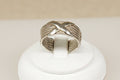 A Bold Sterling Silver Rope Design Band Ring