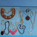 A Collection of Costume Jewellery Necklaces