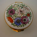 A Crummles Trinket Pot with Floral Design