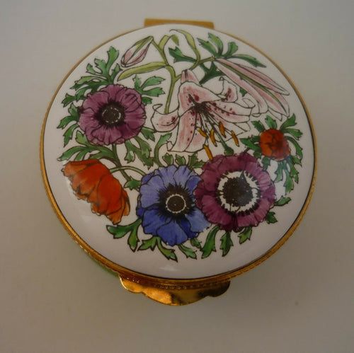 A Crummles Trinket Pot with Floral Design