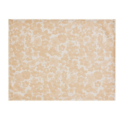 Placemat - a la carte mille fleurs beige coated placemat by le jacquard français