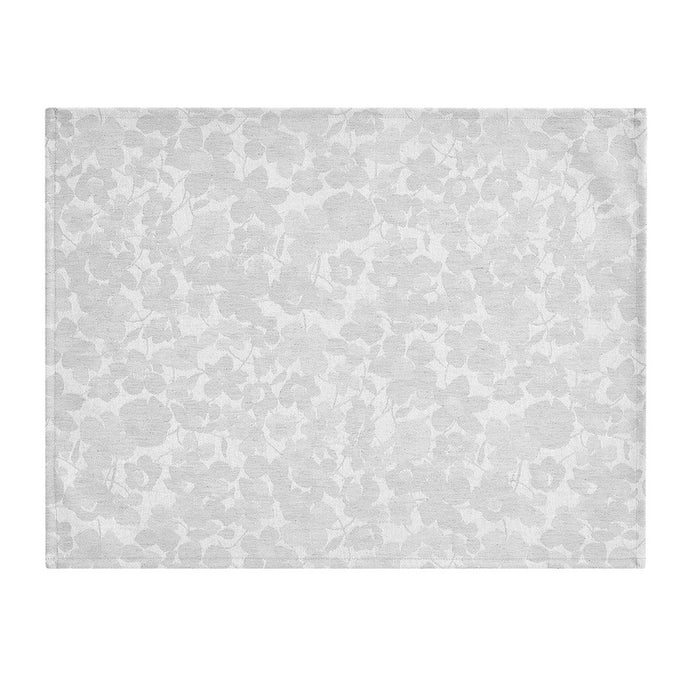 Placemat - a la carte mille fleurs grey coated placemat by le jacquard français