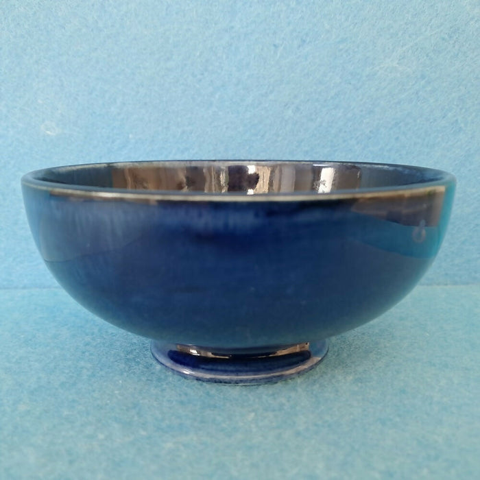 A Moorcroft Footed Bowl in the Orchid Design by Walter Moorcroft