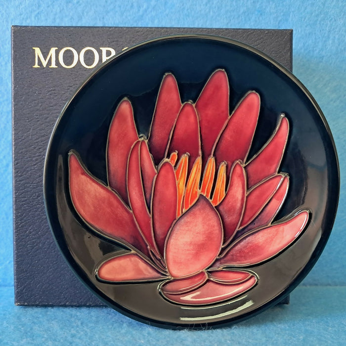 A Moorcroft Pin Dish in the May Lily Design by Emma Bossons