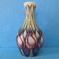 A Moorcroft Vase (5.31inch) in the April Tulip Design by Emma Bossons
