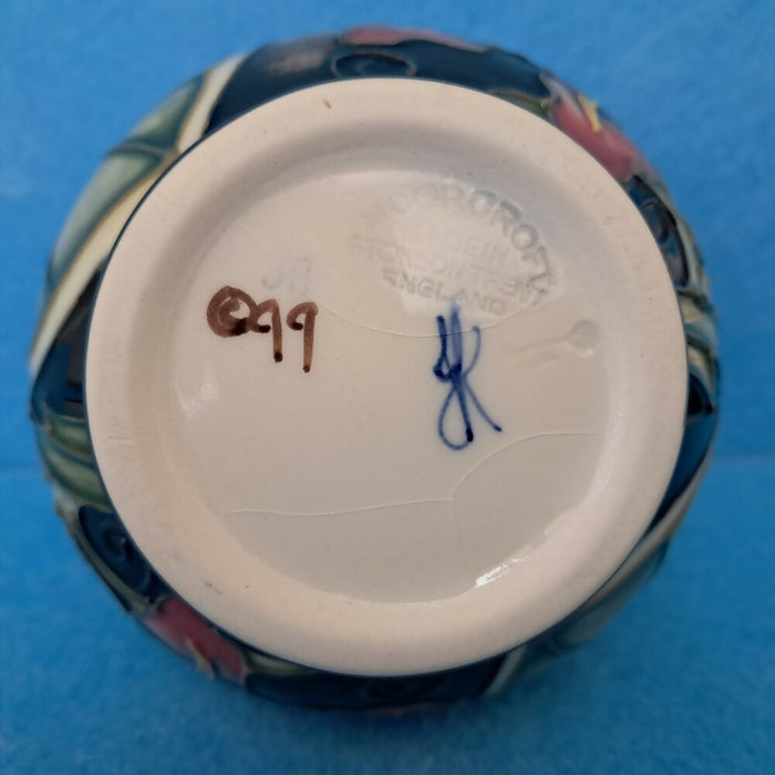 A Moorcroft Vase in the Palmata Design by Shirley Hayes