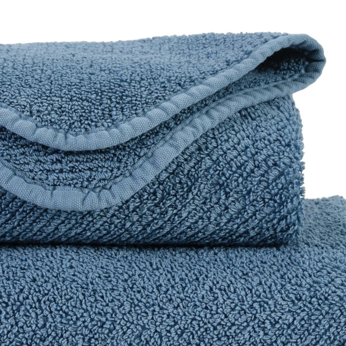 Abyss Twill Bath Towel 28x54 Blue Stone 306 - Fig Linens and Home - View 3