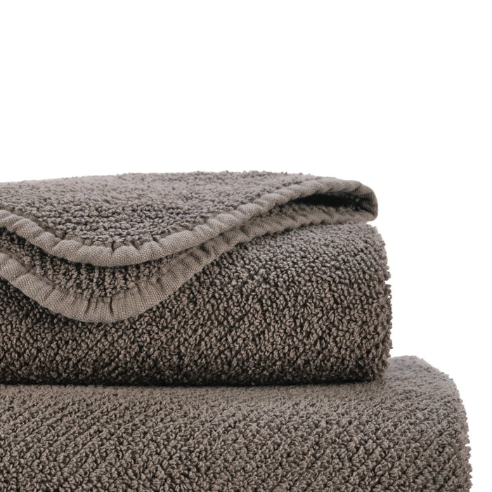 Abyss Twill Euro Bath Sheet 39x59 Gris 920 - Fig Linens and Home - View 3