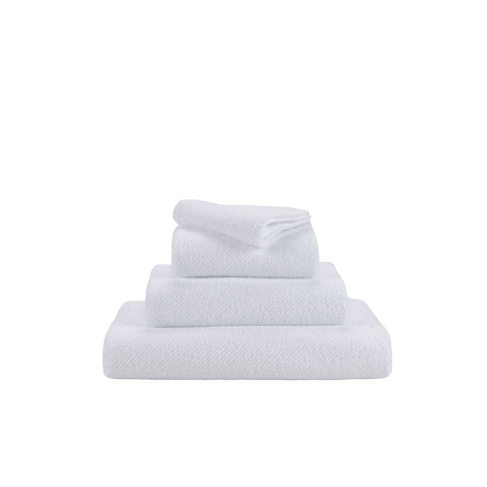 Abyss Twill Euro Hand Towel 23x43 White 100 - Fig Linens and Home - View 3