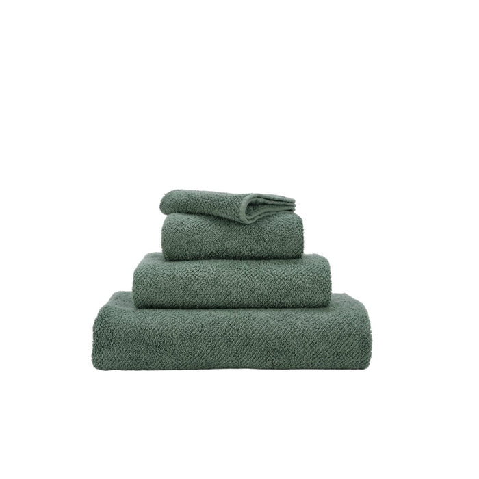 Abyss Twill Guest Towel 12x20 Evergreen 280 - Fig Linens and Home - View 3