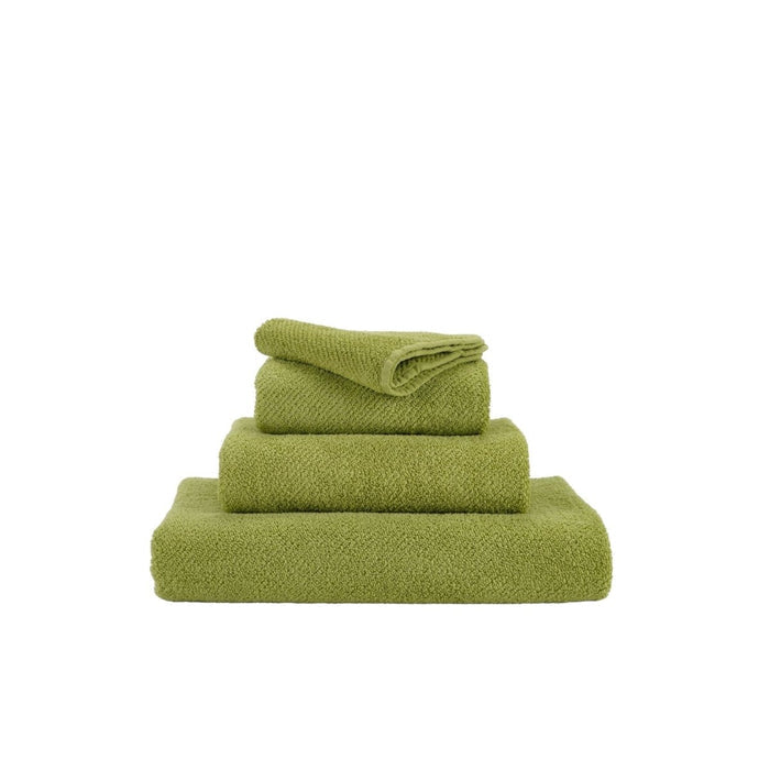 Abyss Twill Hand Towel 17x30 Apple Green 165 - Fig Linens and Home - View 3