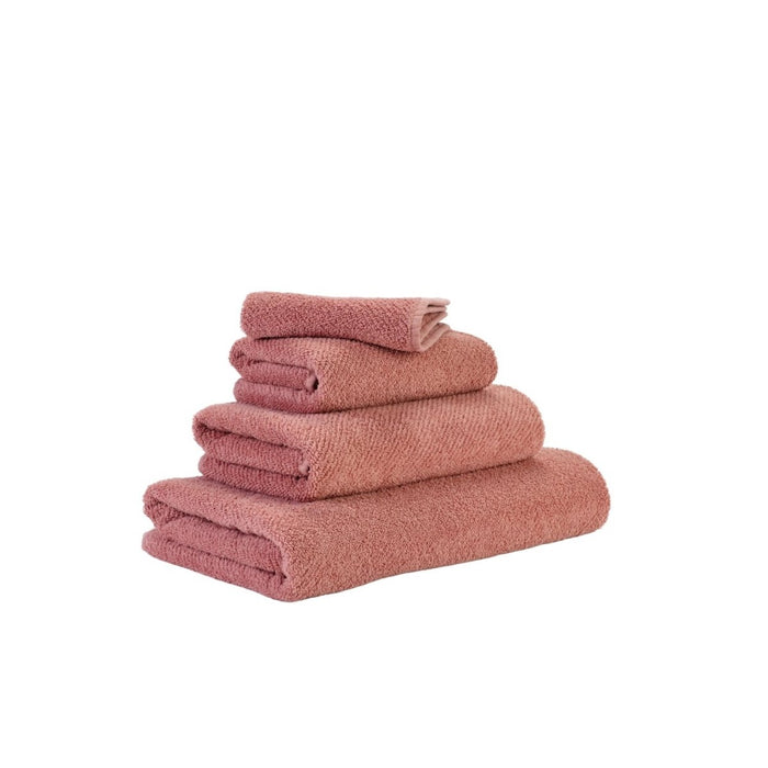 Abyss Twill Hand Towel 17x30 Rosette 515 - Fig Linens and Home - View 2