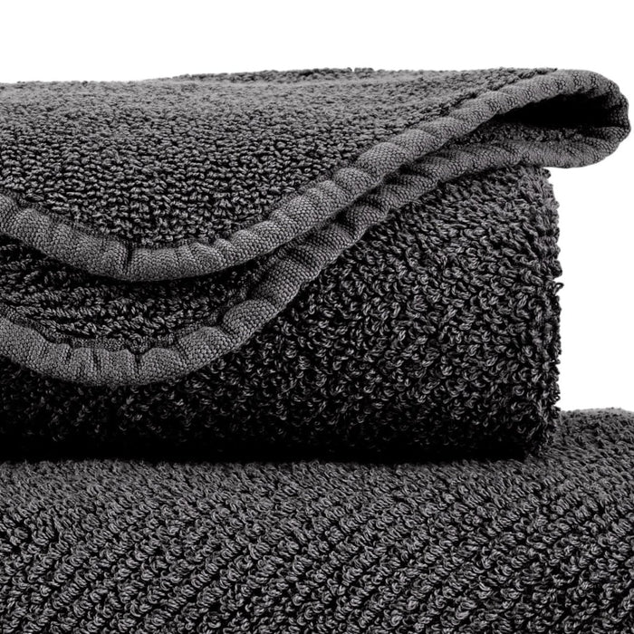 Abyss Twill Hand Towel 17x30 Volcan 997 - Fig Linens and Home - View 3