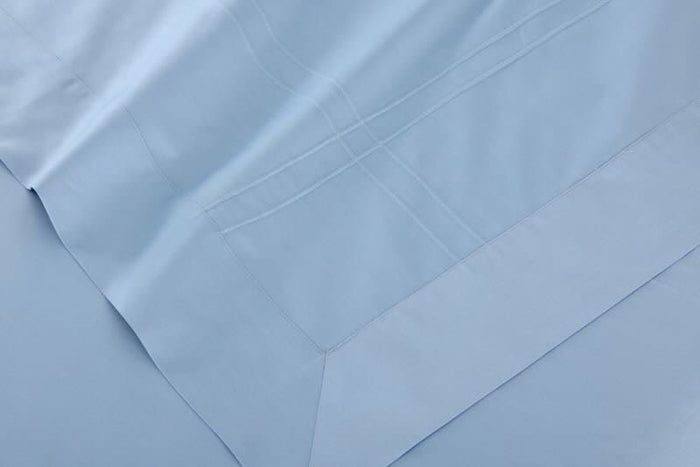 Close flat Duvet Adagio Pastel Bedding by Yves Delorme Couture at Fig Linens and Home