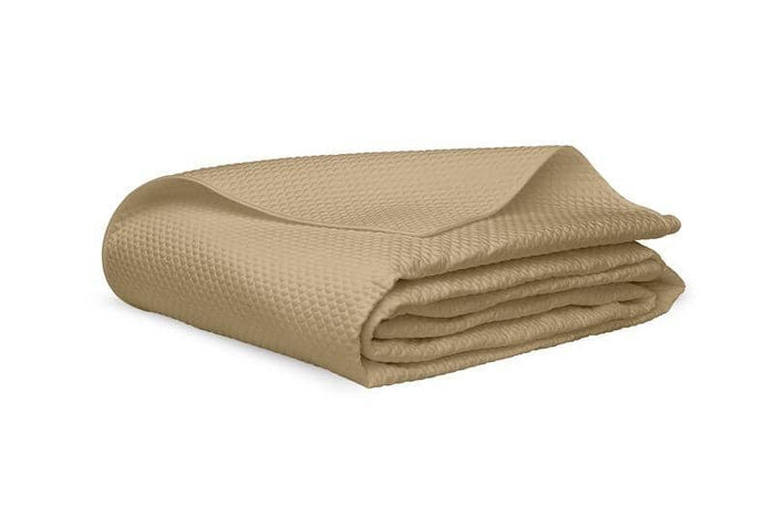 Matouk Alba Champagne Coverlet | Fig Linens and Home