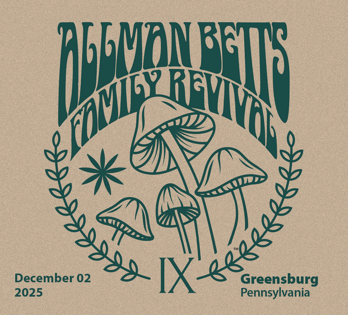 Allman Betts Family Revival 12-02-2025 Live in Greensburg, PA