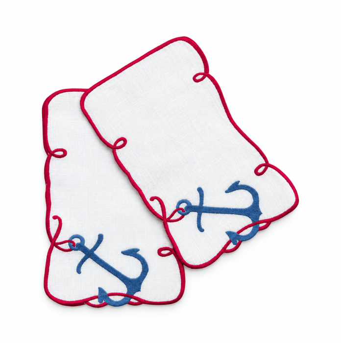 Anchor Cocktail Napkins, set of 4