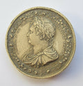 Antique Facsimile Plaster Seal Impression George IV/Thomason & Jones/Medallion