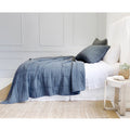 Fig Linens - Pom Pom at Home Bedding - Antwerp Navy Coverlet