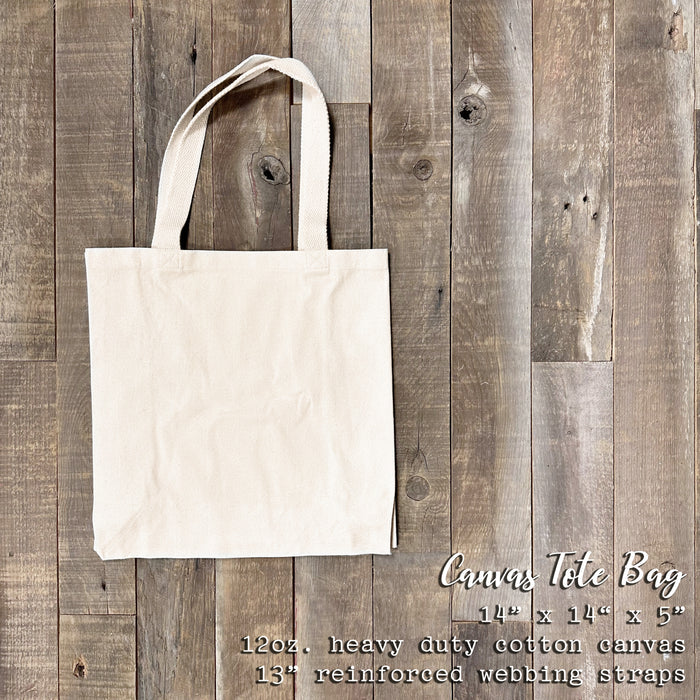 Area Code - Custom Canvas Tote Bag