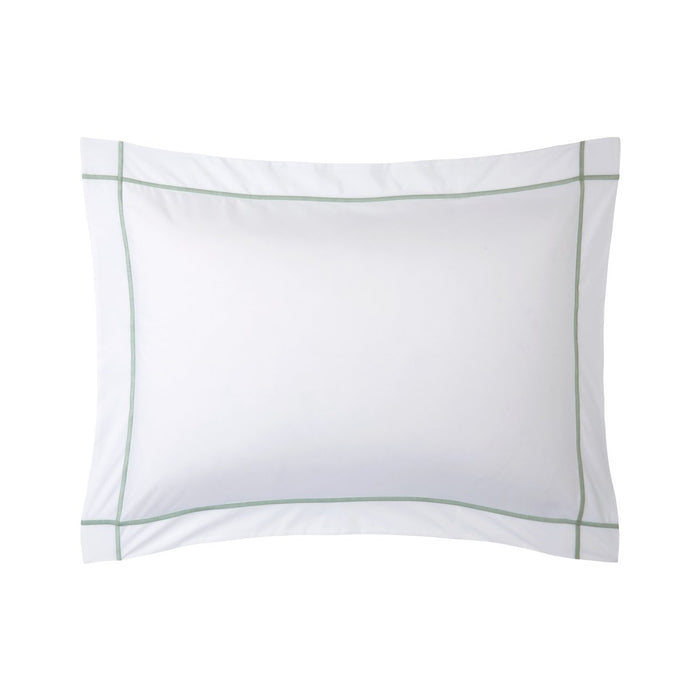 Yves Delorme Pillow Sham - Athena Veronese Green Organic Percale Bedding