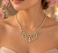 Aurora Borealis Rhinestone Statement Necklace