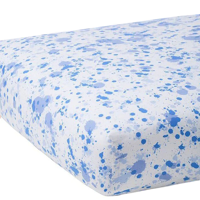 Austin Blue Crib Sheet