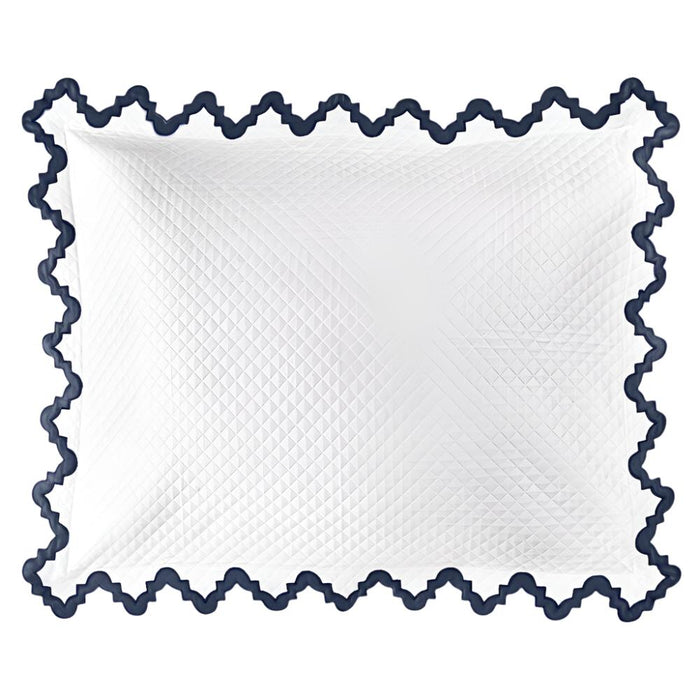 Navy / King Sham 21 x 36