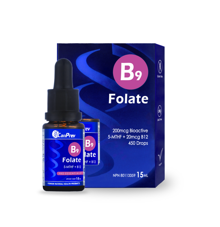 B9 Folate 200mcg Drops (15ml)