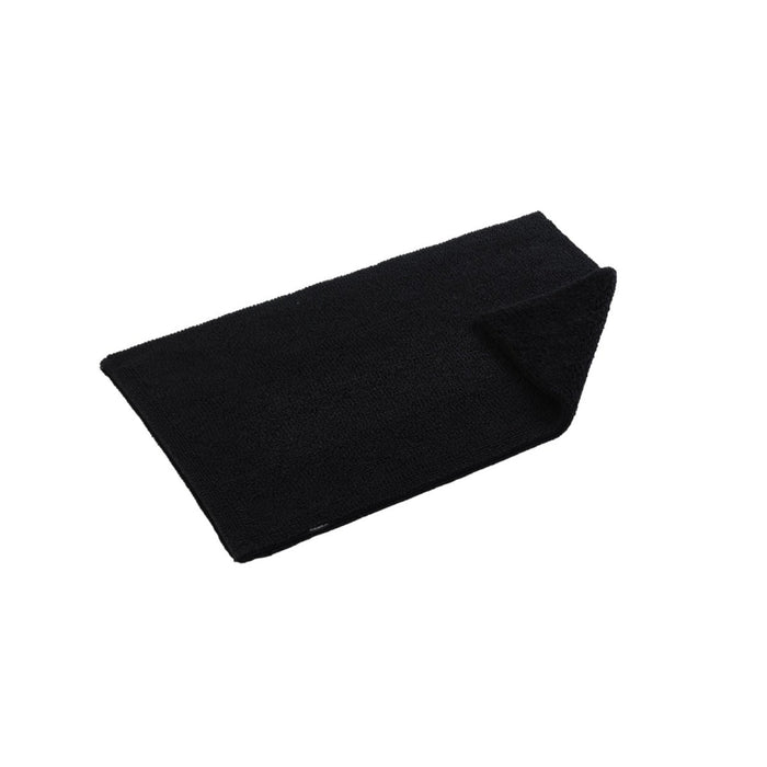 Abyss & Habidecor Bay 20x31 Black 990 Bath Rug by Abyss - 20" x 31" Black 990 at FIG LINENS AND HOME - 1
