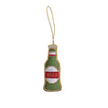 Beaded Beer Bottle Ornament