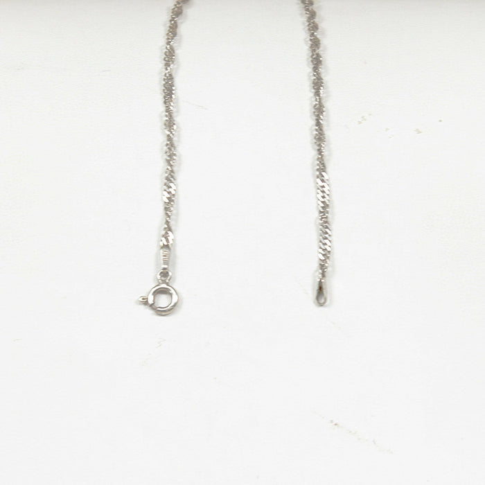 Beautiful Sterling Silver & Multi-Amethyst Cross Pendant with Italian Chain
