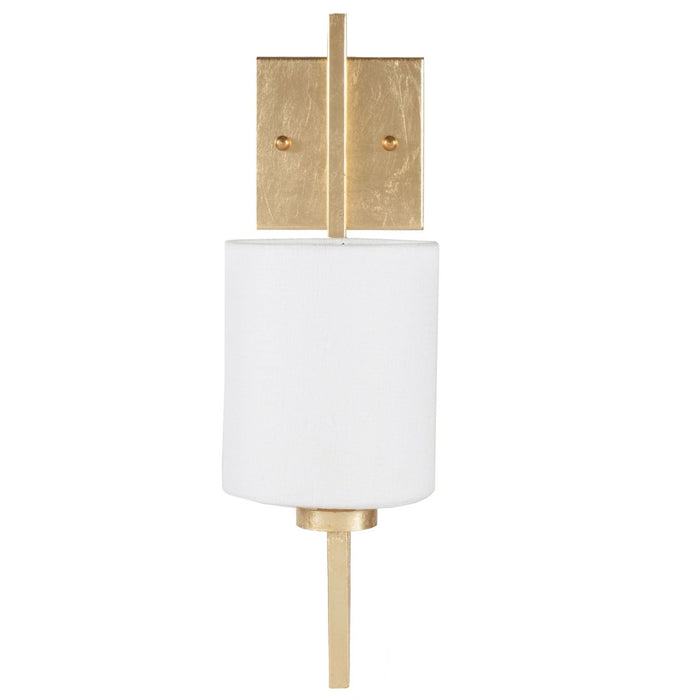 Fig Fine Linens and Home - Worlds Away Lighting - Beckham Gold Wall Sconce