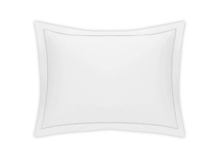 Matouk Bergamo Silver Sham | Fig Linens