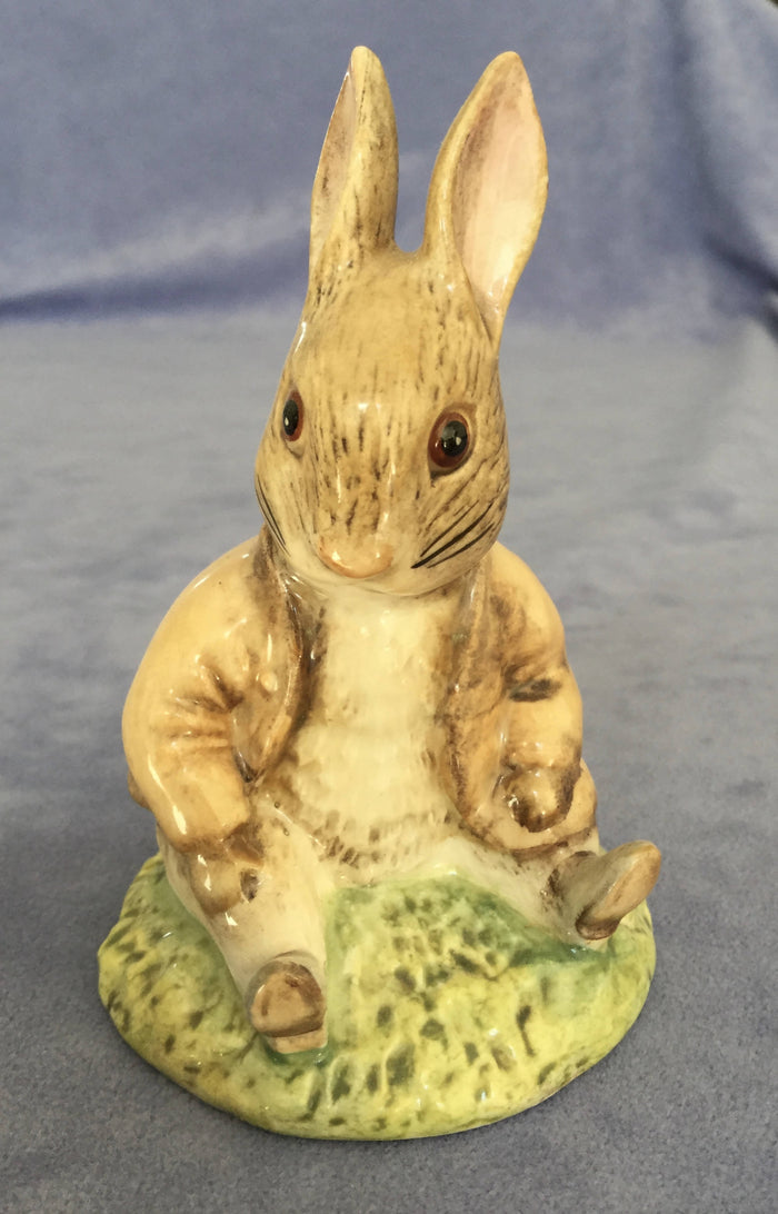 Beswick Benjamin Bunny Sat On A Bank Figure Beswick Beatrix Potter Figurine