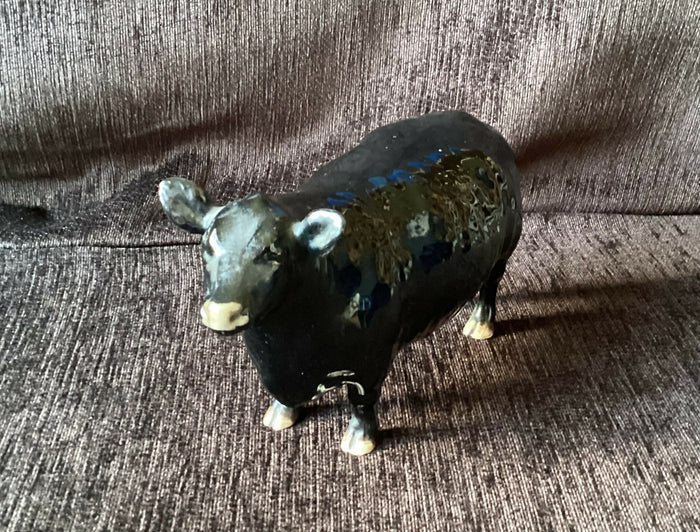 Beswick Cow figurine Beswick Aberdeen Angus Cow figure Beswick Cattle Model number 1563