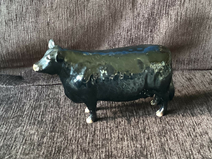 Beswick Cow figurine Beswick Aberdeen Angus Cow figure Beswick Cattle Model number 1563