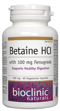 Betaine Hci With 100 Mg Fenugrec (60 Vcaps)