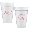 bisous | styrofoam cups
